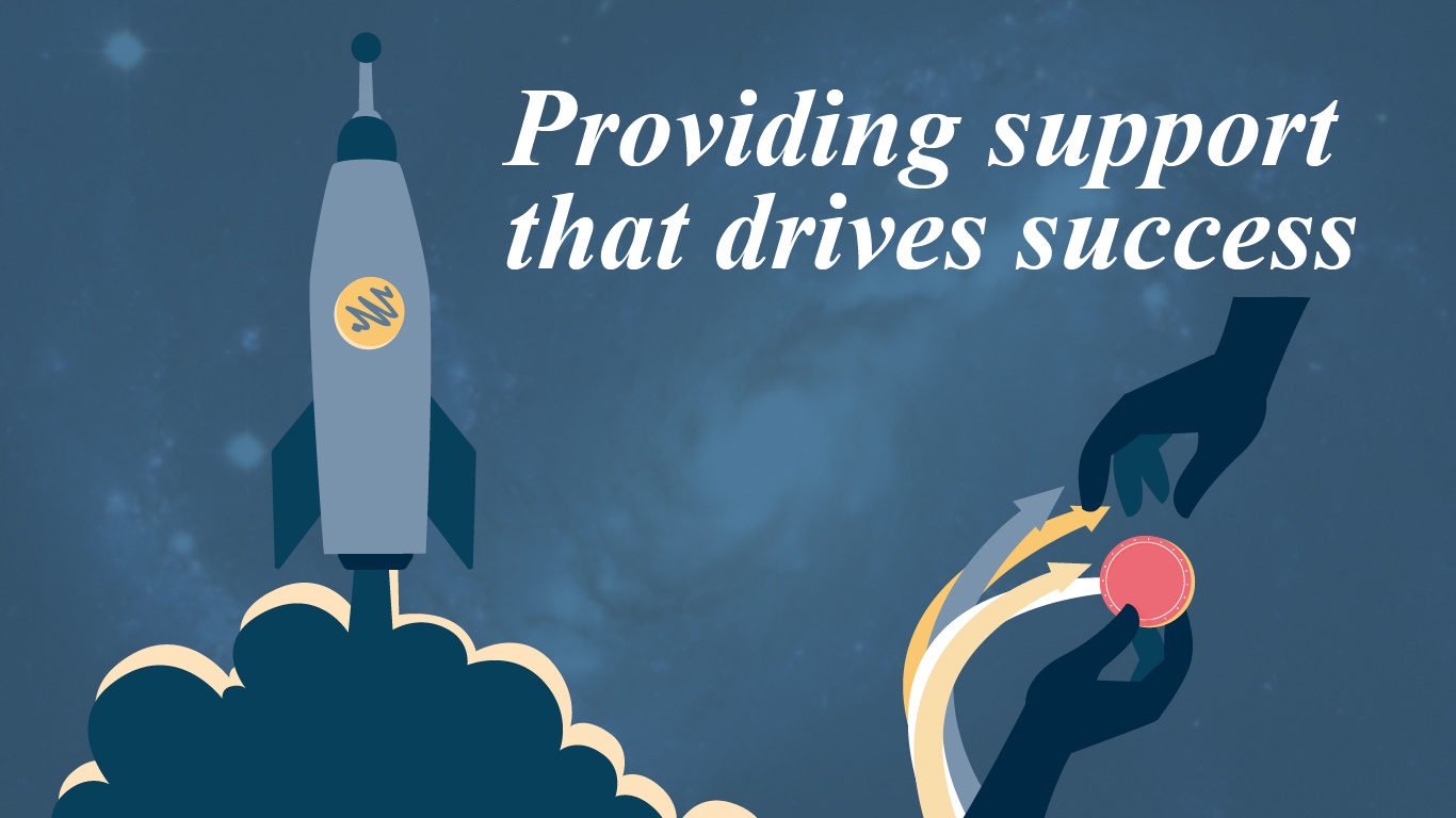 Mission Graphic Providing the support that drives success